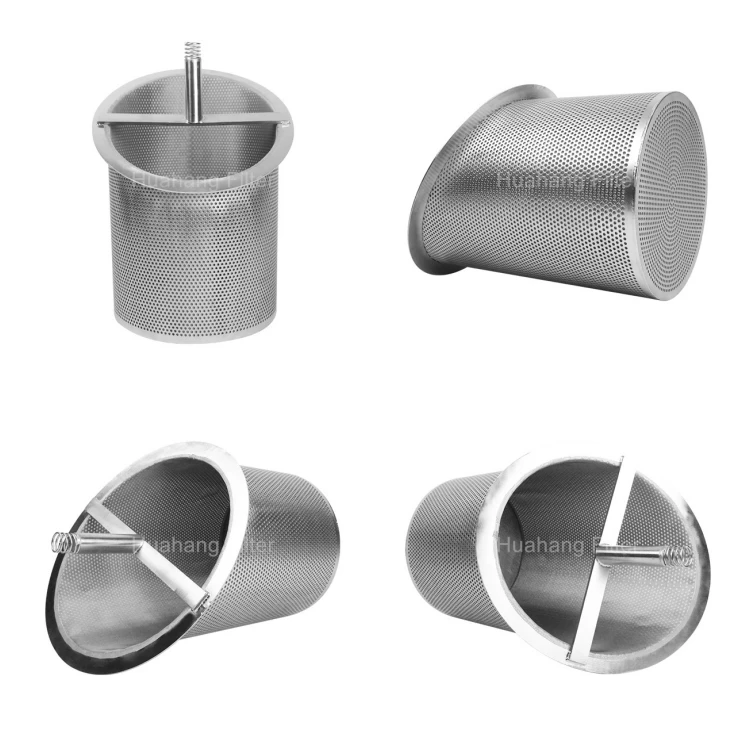 Customized Stainless Steel Slanted Basket Filter Element 325x470 Customized Stainless Steel Slanted Basket Filter Element 325x470